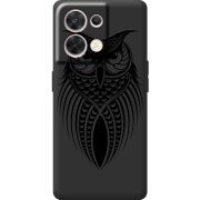Чорний чохол BoxFace OPPO Reno 8 5G Owl