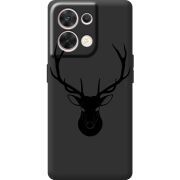 Чорний чохол BoxFace OPPO Reno 8 5G Deer