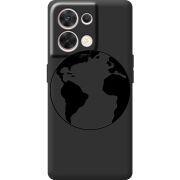 Чорний чохол BoxFace OPPO Reno 8 5G Earth