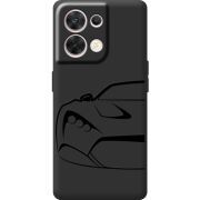 Чорний чохол BoxFace OPPO Reno 8 5G Sportcar