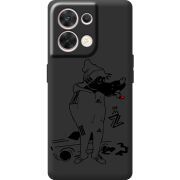 Чорний чохол BoxFace OPPO Reno 8 5G 