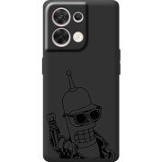 Чорний чохол BoxFace OPPO Reno 8 5G 