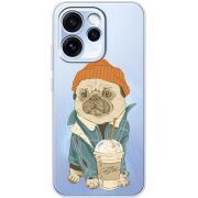 Прозорий чохол BoxFace OPPO Reno 15 Pro Dog Coffeeman