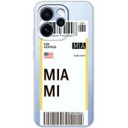 Прозорий чохол BoxFace OPPO Reno 15 Pro Ticket Miami