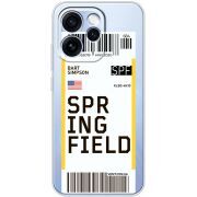 Прозорий чохол BoxFace OPPO Reno 15 Pro Ticket Springfield