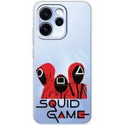 Прозорий чохол BoxFace OPPO Reno 15 Pro siquid game люди в красном