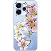 Прозорий чохол BoxFace OPPO Reno 15 Pro Cherry Blossom