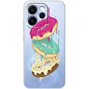 Прозорий чохол BoxFace OPPO Reno 15 Pro Donuts