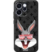 Чорний чохол BoxFace OPPO Reno 15 Pro looney bunny
