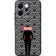 Чорний чохол BoxFace OPPO Reno 15 Pro Man Pattern