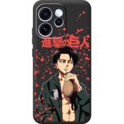 Чорний чохол BoxFace OPPO Reno 15 Pro Атака Титанов Леви