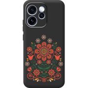 Чорний чохол BoxFace OPPO Reno 15 Pro Ukrainian Ornament