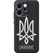 Чорний чохол BoxFace OPPO Reno 15 Pro Тризуб монограмма ukraine