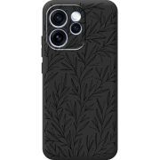 Чорний чохол BoxFace OPPO Reno 15 Pro Leaves