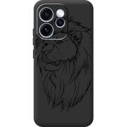 Чорний чохол BoxFace OPPO Reno 15 Pro Lion