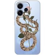 Прозорий чохол BoxFace OPPO Reno 15 Glamor Snake