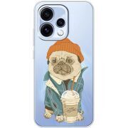 Прозорий чохол BoxFace OPPO Reno 15 Dog Coffeeman