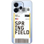 Прозорий чохол BoxFace OPPO Reno 15 Ticket Springfield