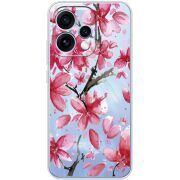 Прозорий чохол BoxFace OPPO Reno 15 Pink Magnolia