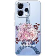 Чохол зі стразами OPPO Reno 15 Eiffel Tower