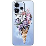 Чохол зі стразами OPPO Reno 15 Ice Cream Flowers