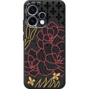 Чорний чохол BoxFace OPPO Reno 15 FranceFlowers