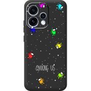 Чорний чохол BoxFace OPPO Reno 15 Among Us Invisible