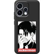 Чорний чохол BoxFace OPPO Reno 15 Attack On Titan - Ackerman