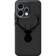 Чорний чохол BoxFace OPPO Reno 15 Deer