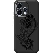 Чорний чохол BoxFace OPPO Reno 15 Snake