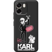 Чорний чохол BoxFace OPPO A6 For Karl