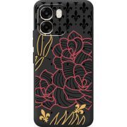 Чорний чохол BoxFace OPPO A6 FranceFlowers