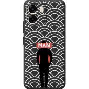 Чорний чохол BoxFace OPPO A6 Man Pattern