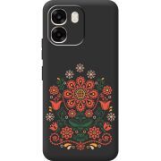 Чорний чохол BoxFace OPPO A6 Ukrainian Ornament