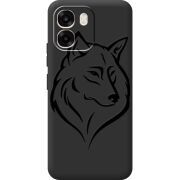Чорний чохол BoxFace OPPO A6 Wolf