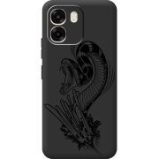 Чорний чохол BoxFace OPPO A6 Snake