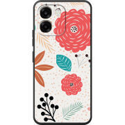 Чохол BoxFace OPPO A6 Line Flowers
