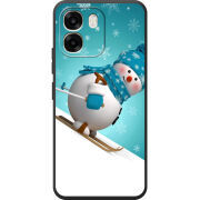 Чохол BoxFace OPPO A6 Skier Snowman