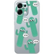 Прозорий чохол BoxFace OPPO A6 Pro с 3D-глазками HIYA