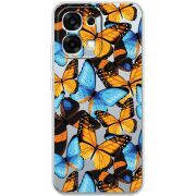 Прозорий чохол BoxFace OPPO A6 Pro Butterfly Morpho