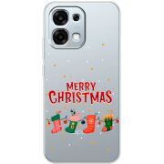 Прозорий чохол BoxFace OPPO A6 Pro Merry Christmas