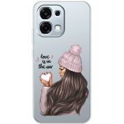 Прозорий чохол BoxFace OPPO A6 Pro love is in the air