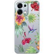 Прозорий чохол BoxFace OPPO A6 Pro Tropical