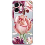 Прозорий чохол BoxFace OPPO A6 Pro Rose