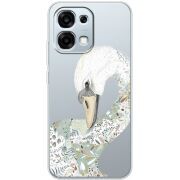 Прозорий чохол BoxFace OPPO A6 Pro Swan