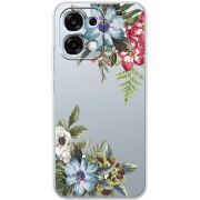 Прозорий чохол BoxFace OPPO A6 Pro Floral