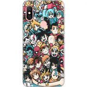 Чехол Uprint Xiaomi Redmi Note 6 Pro Anime Stickers