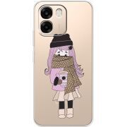 Прозорий чохол BoxFace OPPO A6 Winter Morning Girl