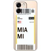 Прозорий чохол BoxFace OPPO A6 Ticket Miami