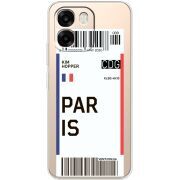 Прозорий чохол BoxFace OPPO A6 Ticket Paris